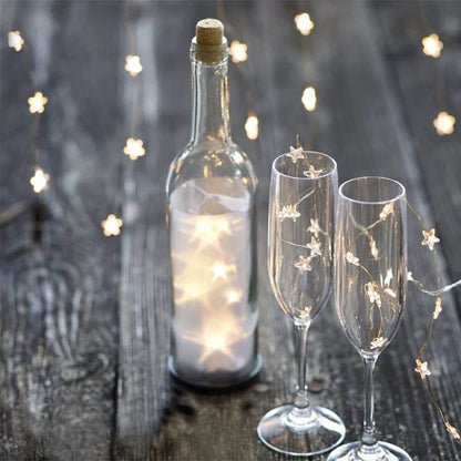 LED girlianda "žvaigždutės"